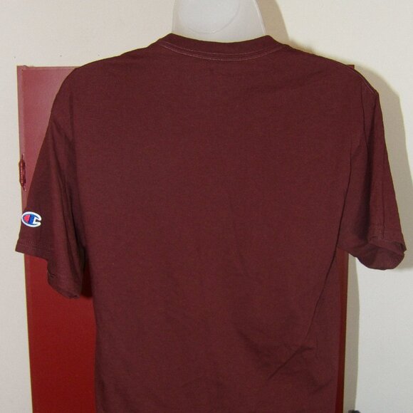 Maroon Champion Crew Neck Short Sleeve Tee Shirt Size Small nwt - Picture 3 of 5